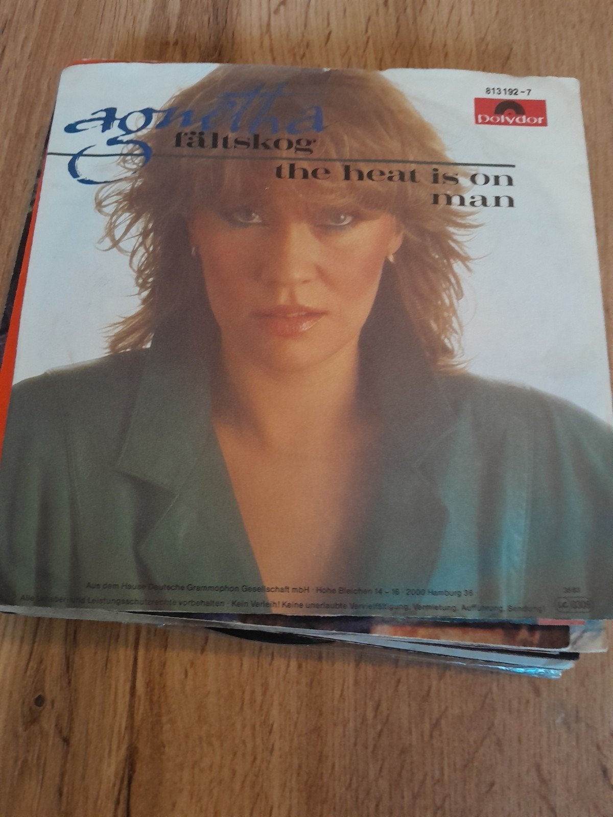 Agnetha faltskog 7inch the heat is on, Ophalen of Verzenden, Zo goed als nieuw, Pop