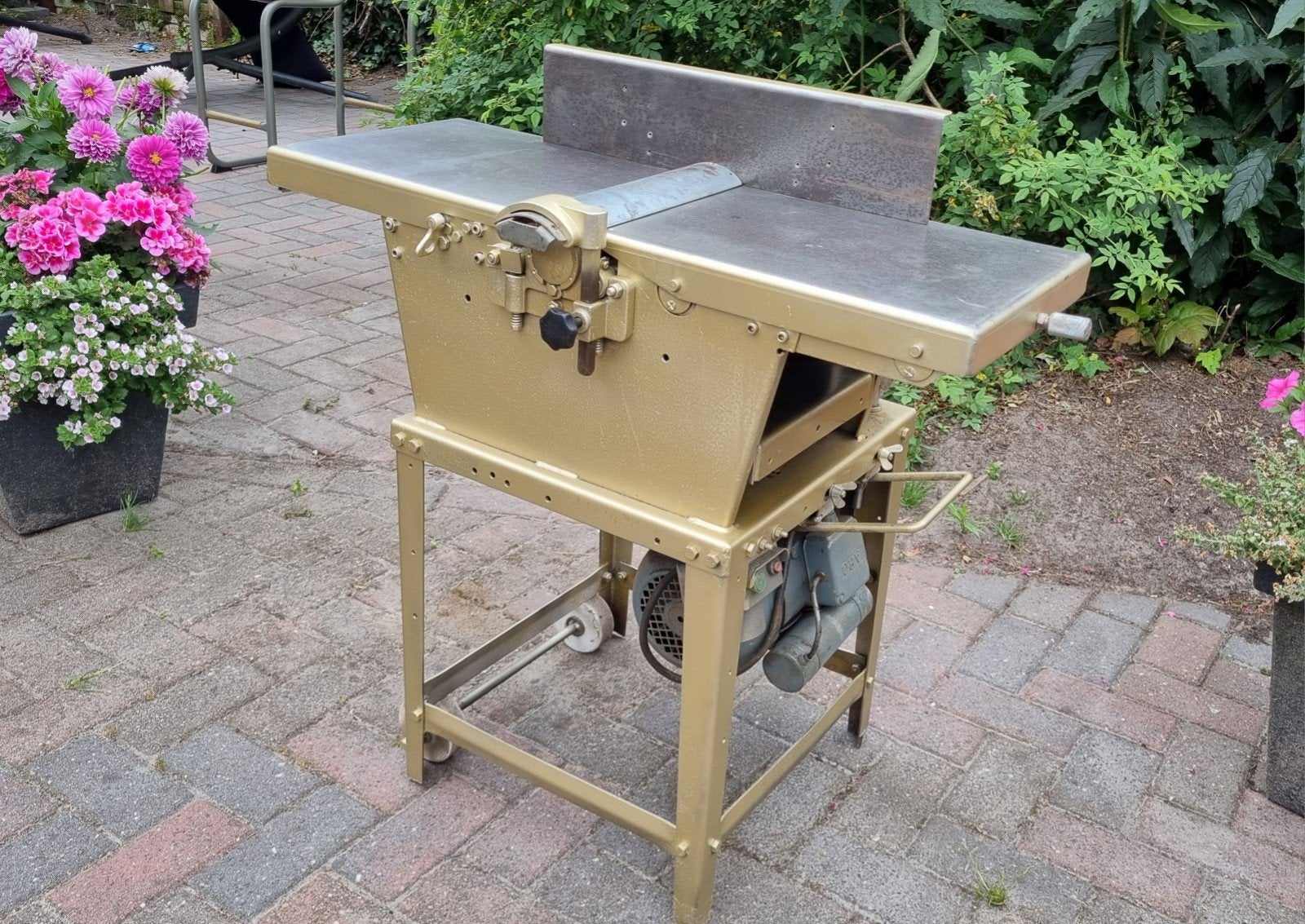 Scheppach prima hm1 combi vlakvandiktebank 230v, Ophalen, Zo goed als nieuw