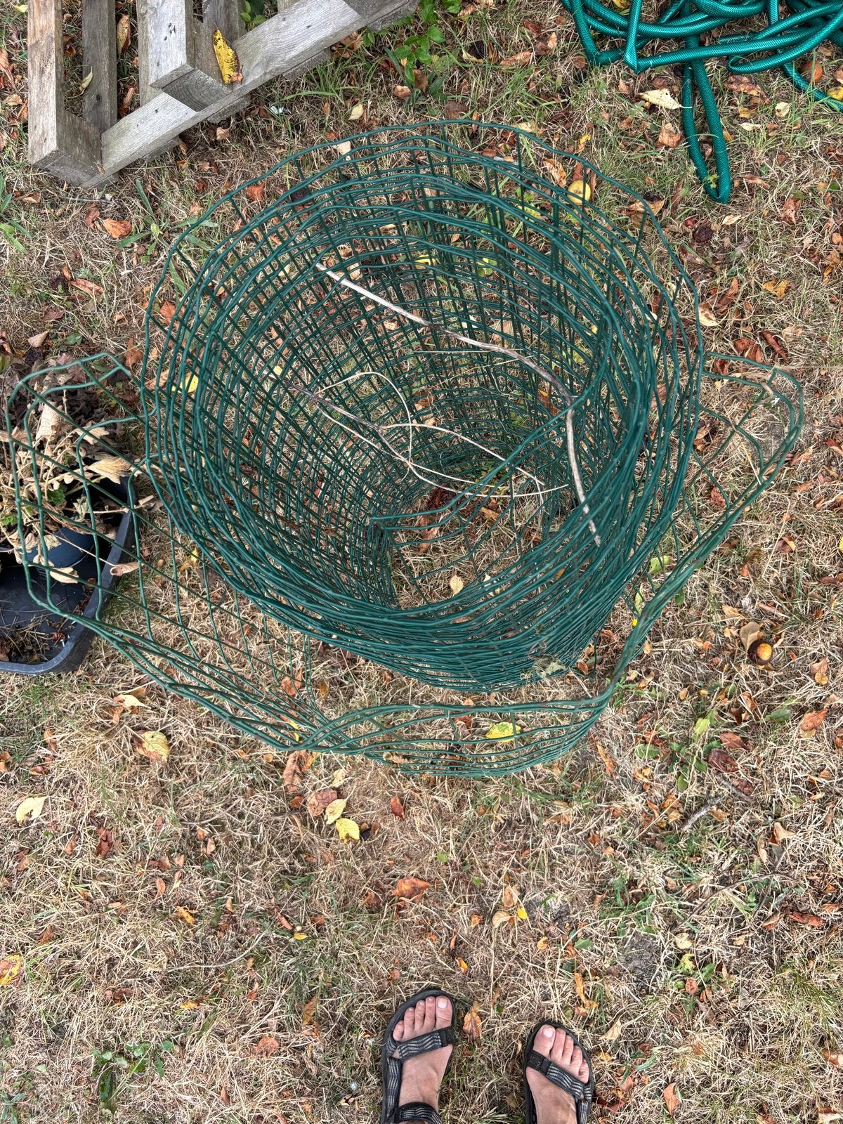 Flinke rest tuingaas - Groen gaas voor tuin of erf, Ophalen, Gebruikt, 10 tot 20 meter, Gaas