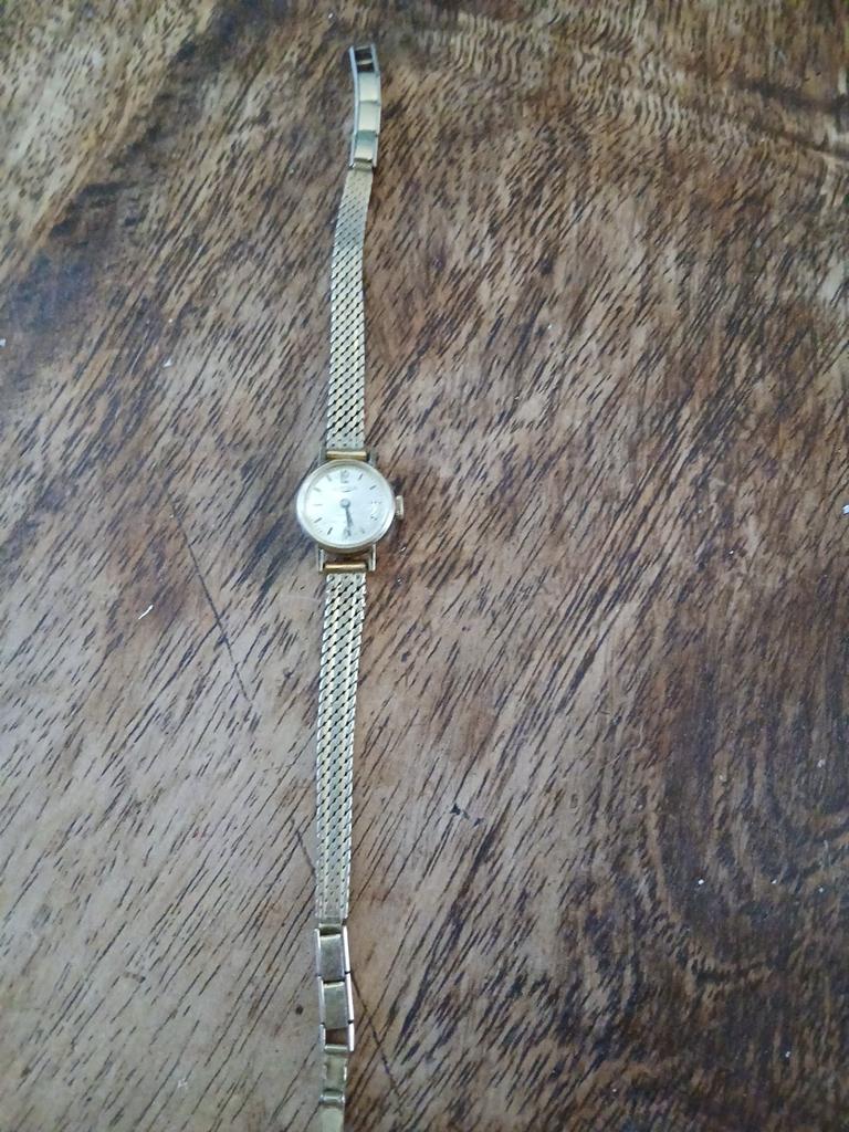 Vintage Lincoln dameshorloge werkend, Overige merken, Gebruikt, Staal, Polshorloge
