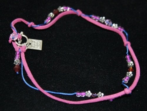 Partij Bijouxtifull armbanden Leer Paars, Paars, Nieuw, Leer, Ophalen of Verzenden