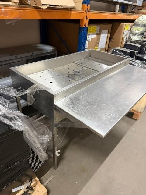 rvs crushed-ice buffetten/tafels, Zakelijke goederen, Horeca | Keukenapparatuur, RVS Meubilair, Gebruikt, Ophalen