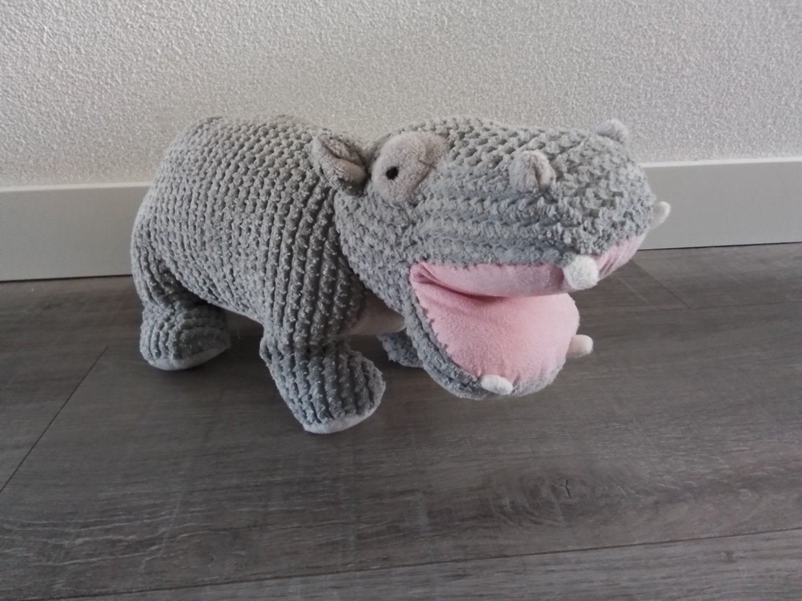 Paw paw nijlpaard knuffel 35 cm, Ophalen of Verzenden