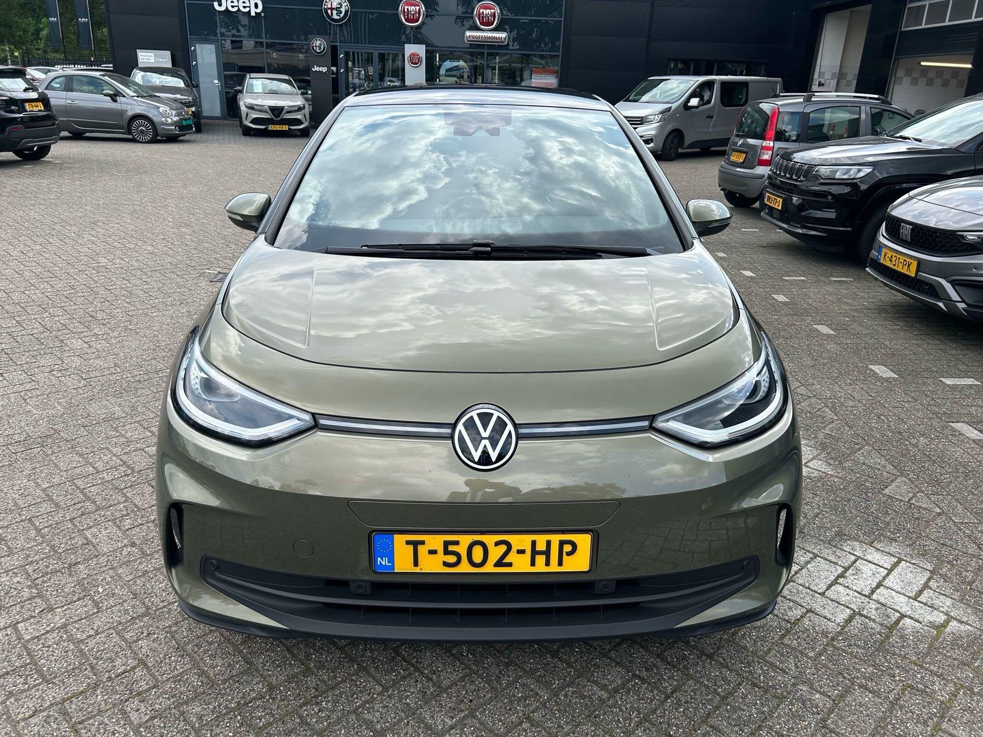 Volkswagen ID.3 Pro Business 59 kWh | SoH ... | Olive Green, Auto's, Automaat, 12 maanden, Gebruikt, Automatische klimaatregeling