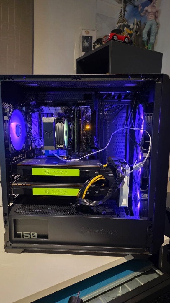 Local AI PC- Dual NVIDIA Tesla P40–48GB VRAM + 48GB DDR4 RAM, Ophalen, 2 tot 3 Ghz, 32 GB, Intel
