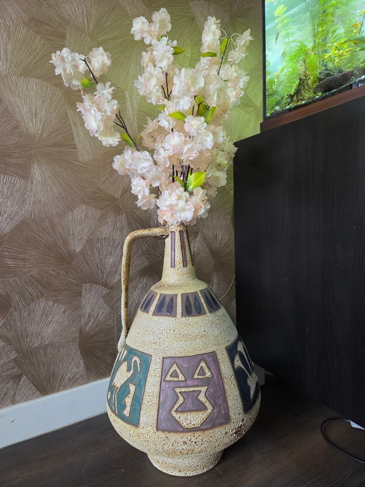 unieke vintage XXL ceramano keramieken kan, Ophalen