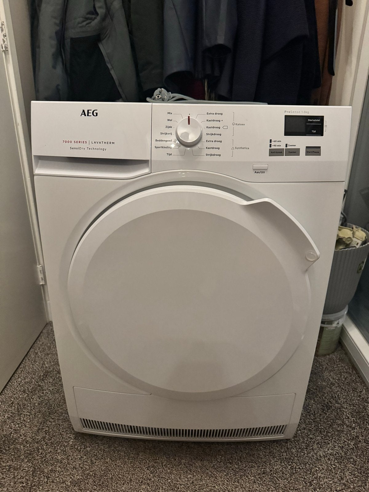 AEG Lavatherm 7000 wasdroger - Defect - GRATIS AFHALEN, Witgoed en Apparatuur, Ophalen, 6 tot 8 kg, Voorlader, Niet werkend
