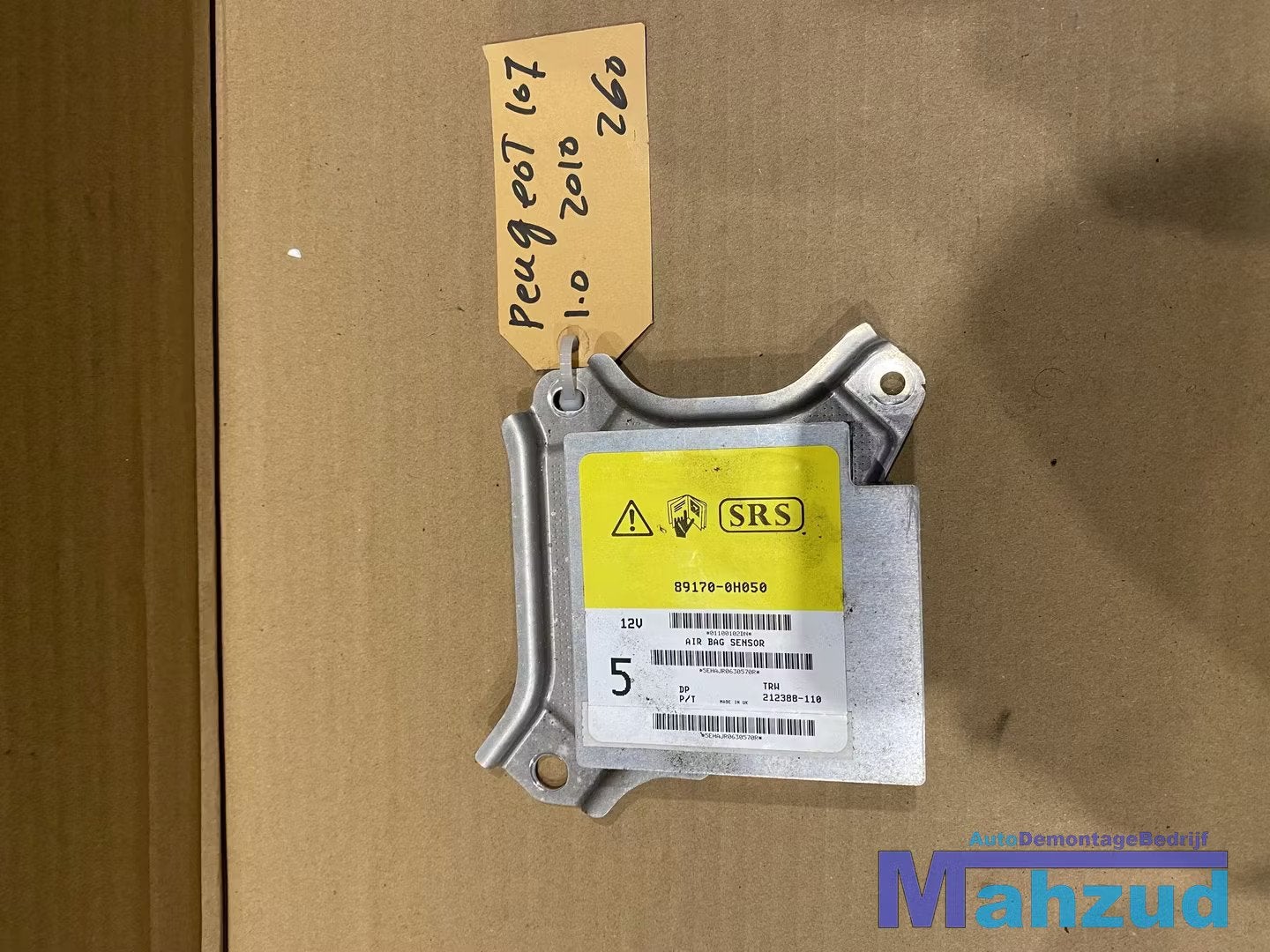 PEUGEOT 107 AYGO C1 Airbag module 891700h050 2005-2014, Auto-onderdelen, Taurusavenue 1
2132 LS  Hoofddorp, NL, Gebruikt, Contact.group@renault.com
