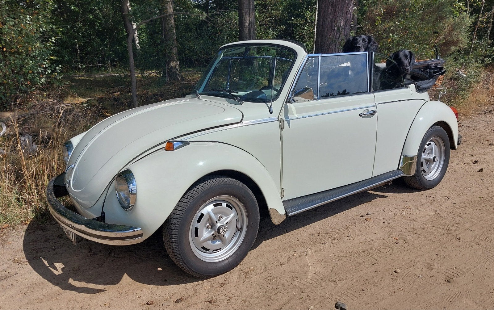 Vw kever cabriolet karmann, Cabriolet, Volkswagen, Wit, Handgeschakeld