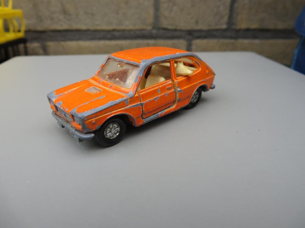 Majorette Fiat 127 Oranje, Ophalen of Verzenden, Gebruikt, Auto
