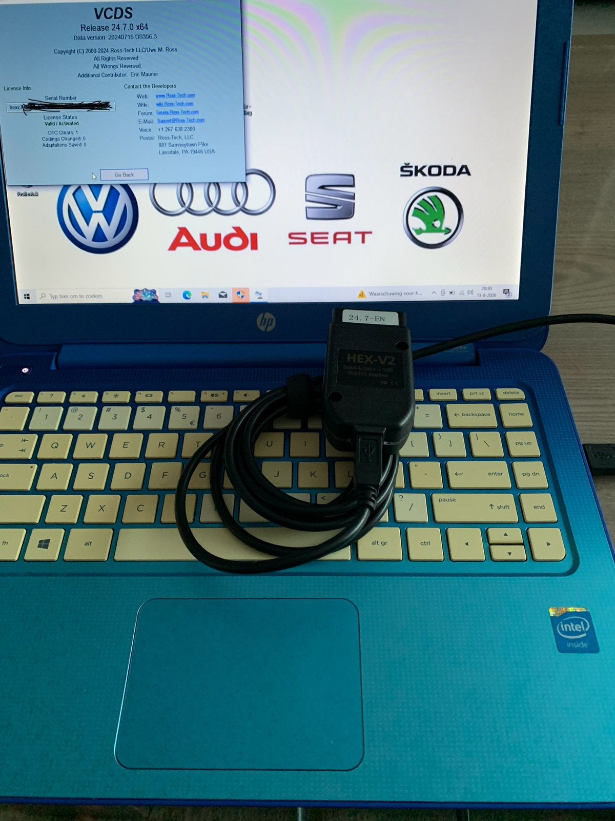 elm327 wifi, obd2 wifi bt uitlezen app vcds vas Obdlink ex, Ophalen of Verzenden