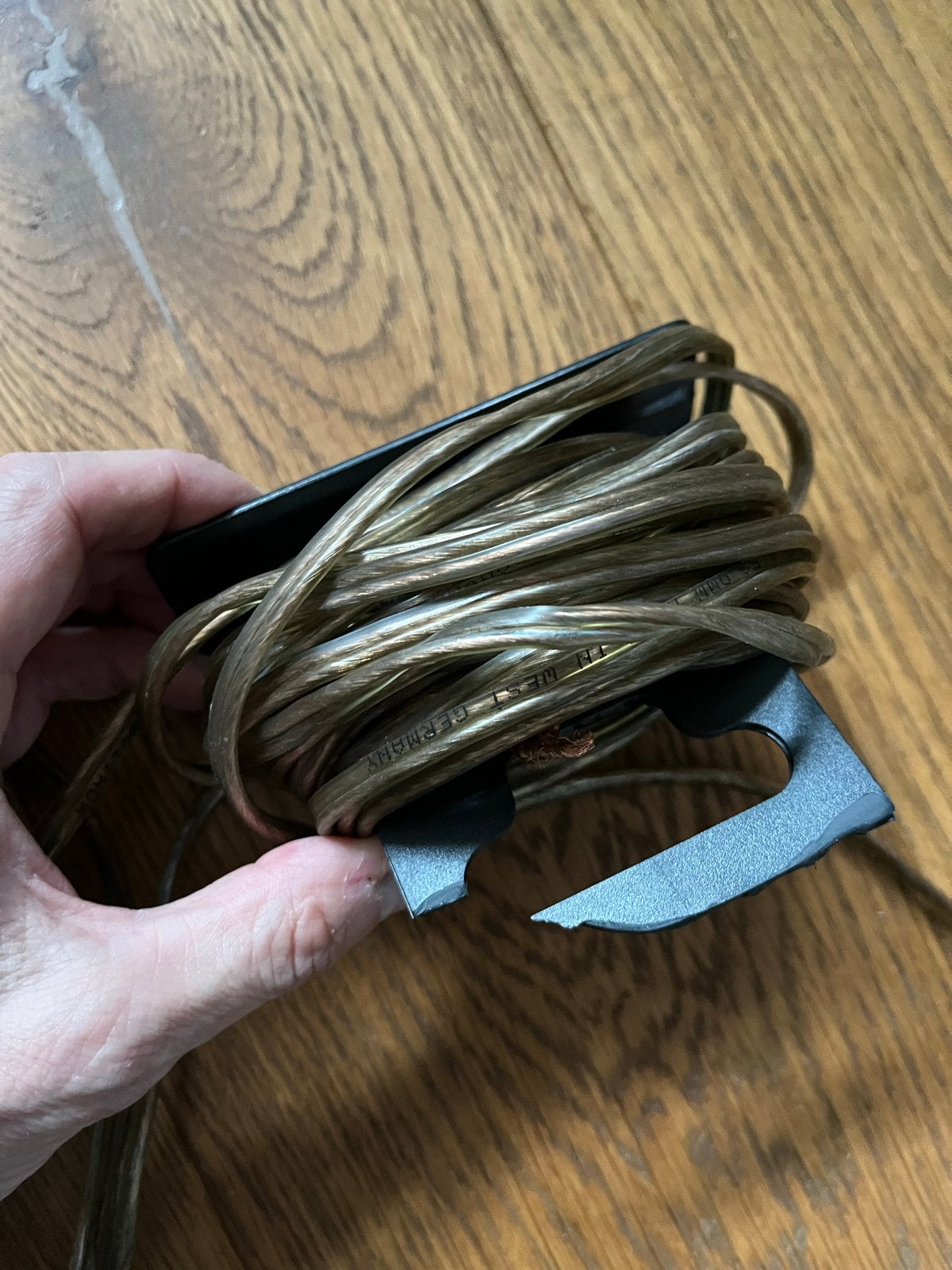 2keer 5m dikke Luidsprekerkabel, Ophalen of Verzenden, Gebruikt, 10 meter of meer, Luidsprekerkabel