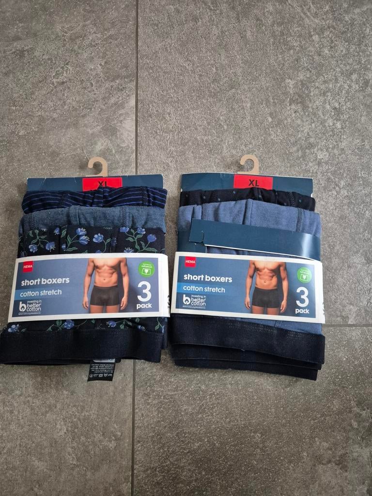 Nieuw heren boxershorts - 5 stuks, Kleding | Heren, Ophalen of Verzenden, Blauw, Hema, Boxer