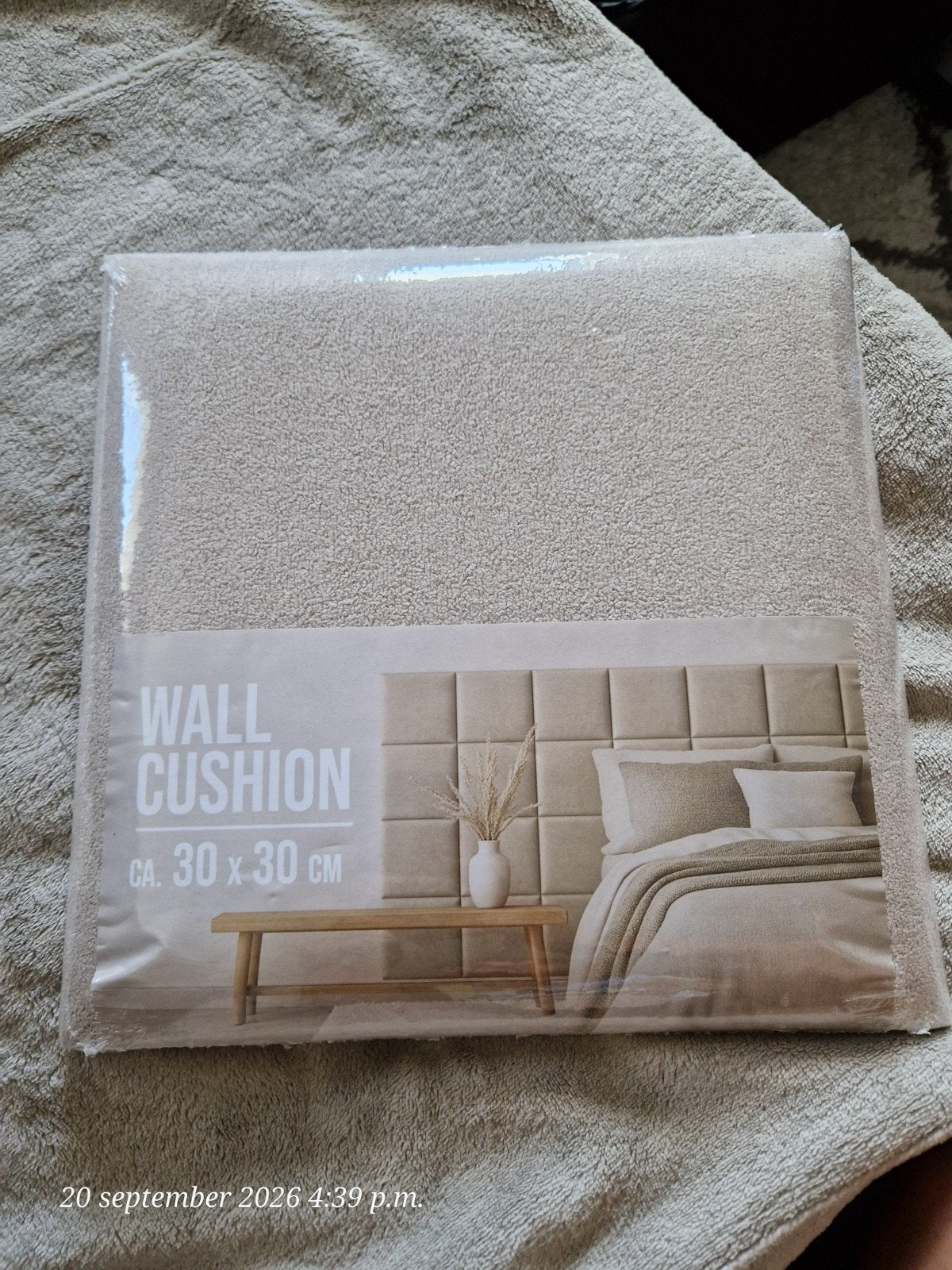 muur kussen, Huis en Inrichting, Ophalen, 30 cm, Beige, Rechthoek