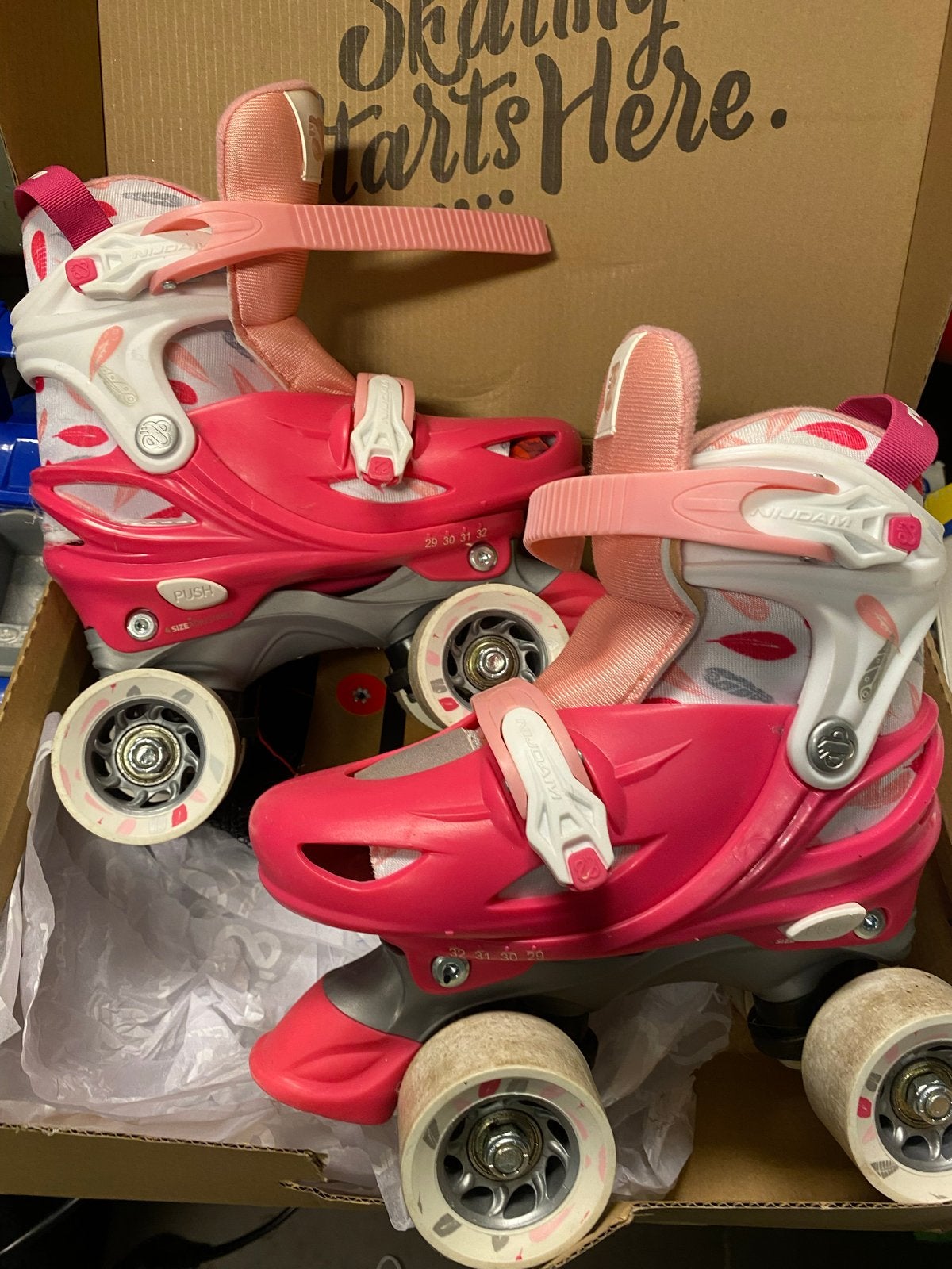 Nijdam Roller Skates Hardboot - Verstelbaar (Maat 29-32), Ophalen of Verzenden, Verstelbaar, Zo goed als nieuw, Kinderen