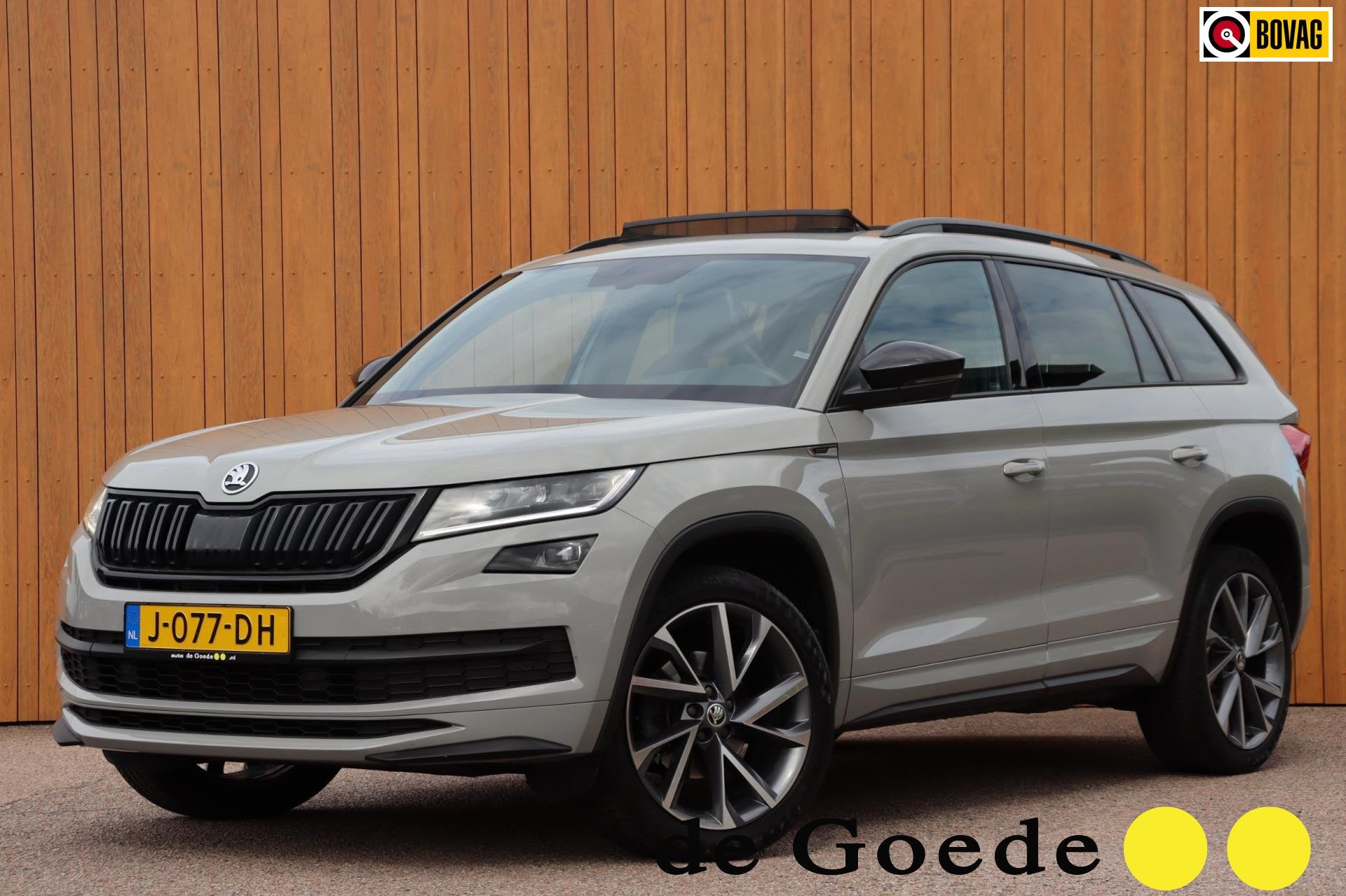 Skoda Kodiaq 1.5 TSI Sportline Bus orgNL el.klep camera cant, Auto's, Skoda, 4 cilinders, 1481 kg, Origineel Nederlands, Bedrijf