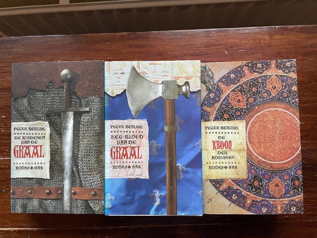 Peter Berling De Graal Cyclus 1996-1999 compleet 3 dln nieuw, Boeken, Verhaal of Roman, Nieuw, Ophalen of Verzenden, Overige onderwerpen