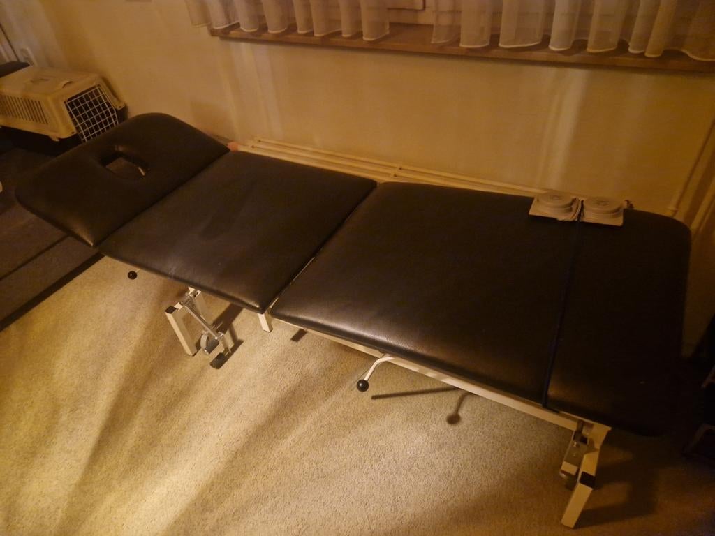 Enraf-Nonius elektrische, professionele behandelbank, Sport en Fitness, Ophalen, Gebruikt, Massagetafel