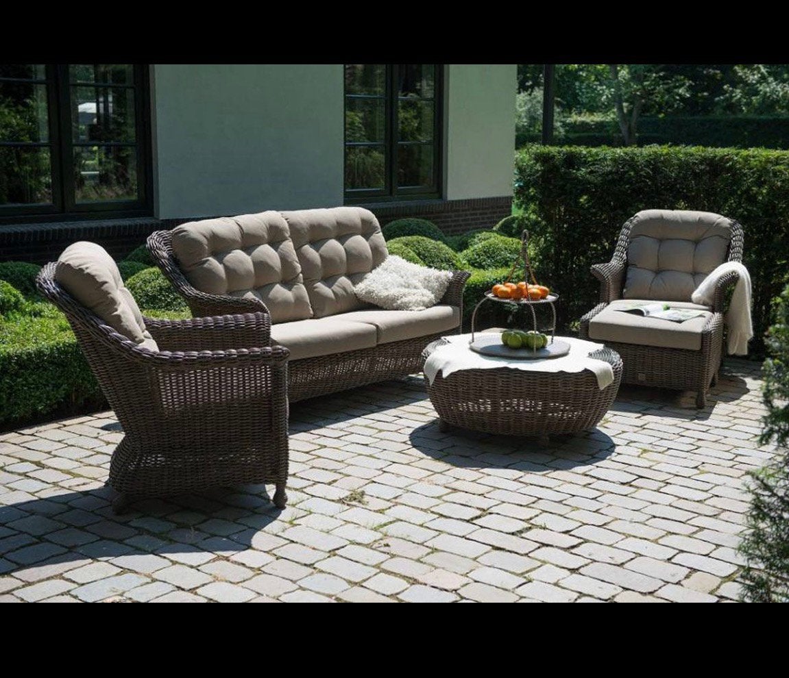 Madoera lounge 4 Seasons Outdoor - Nieuwe Madoera kussens, Ophalen, Nieuw