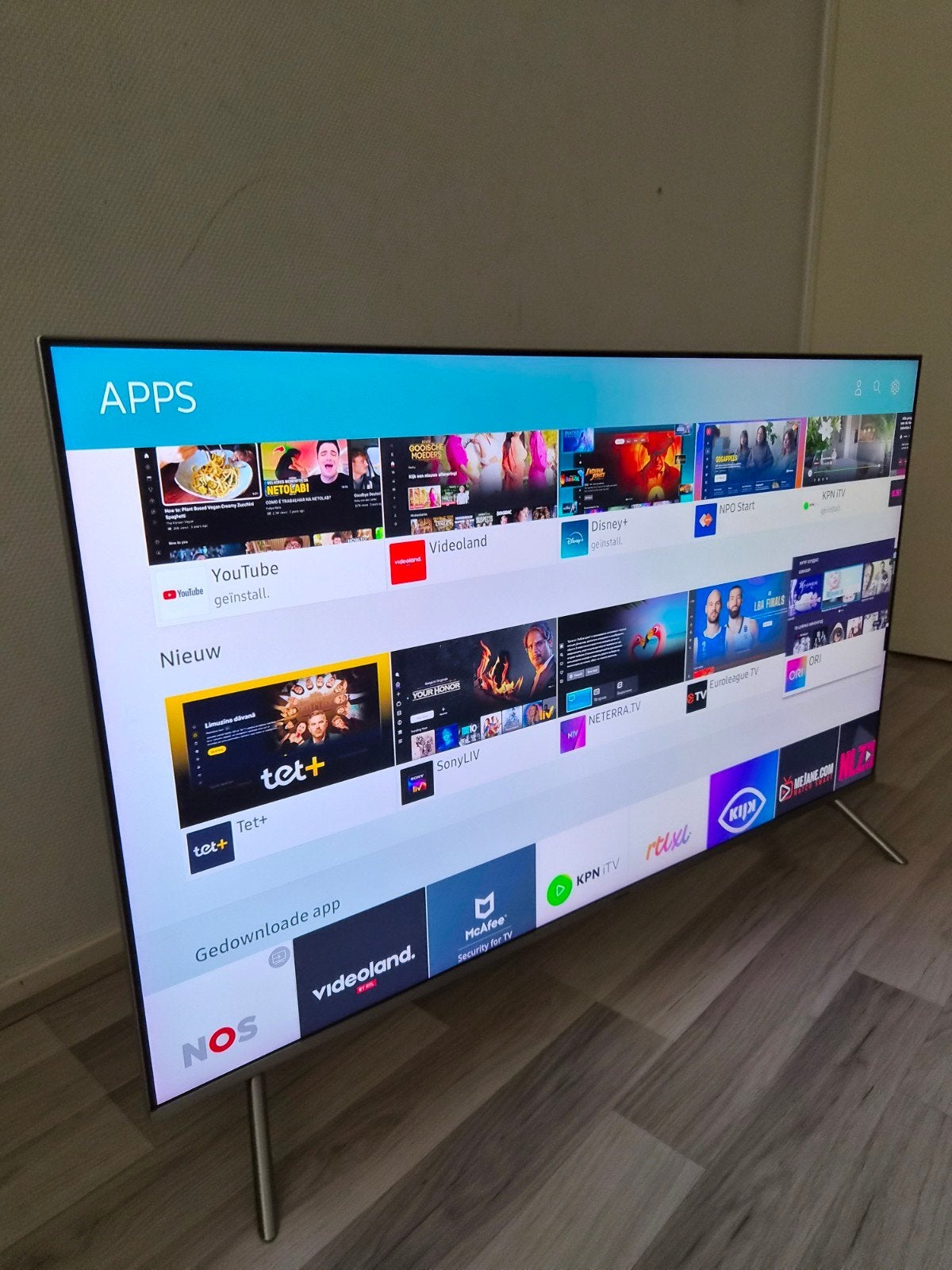 Samsung 49 inch 4K Premium Smart TV + One Connect Box –, Ophalen, 50 Hz, Zo goed als nieuw, Samsung