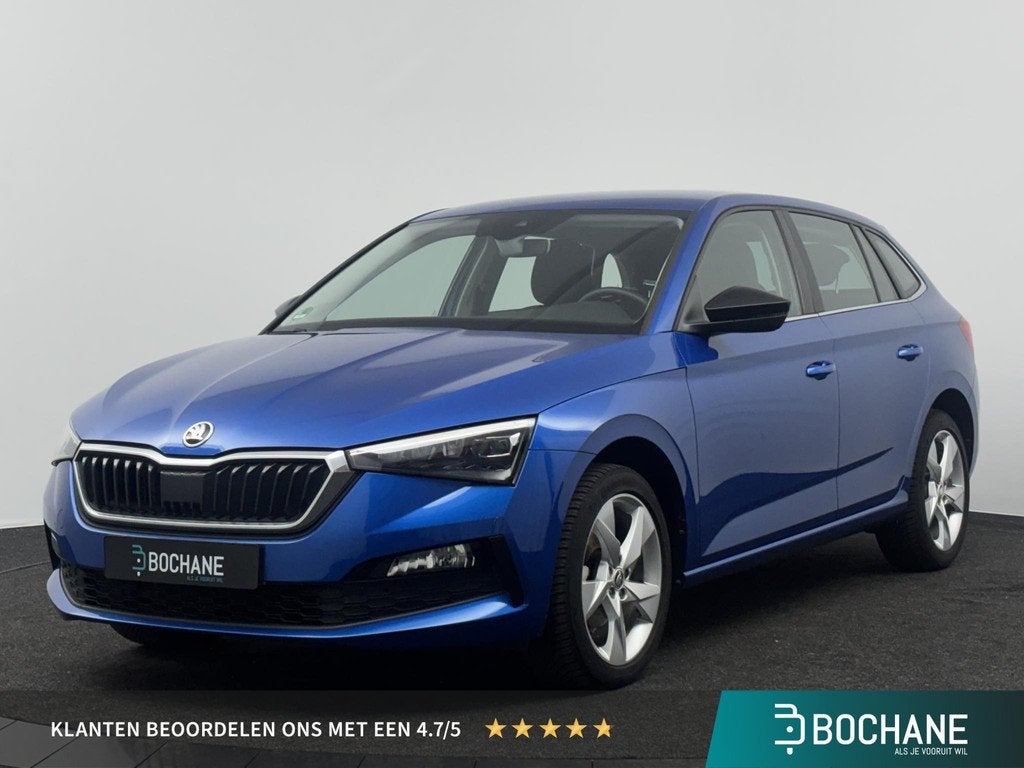 Skoda Scala 1.0 TSI 115pk Ambition | Pack Image | 17"velgen, Auto's, Skoda, Gebruikt, Met garantie (alle), Blauw, 116 pk