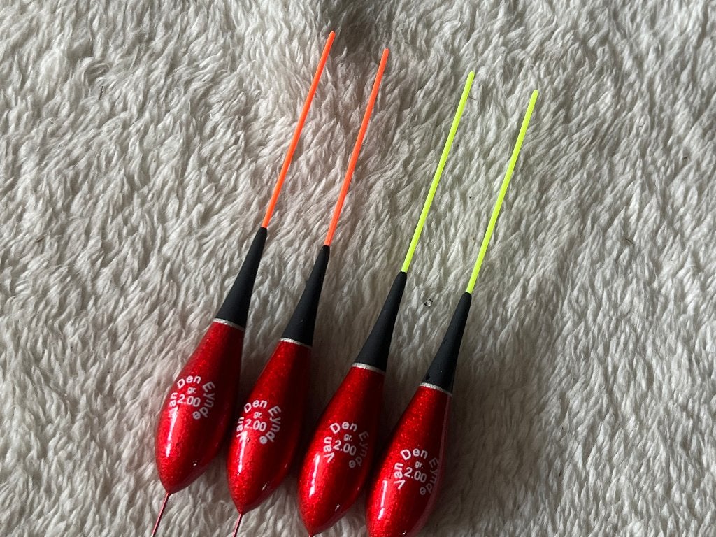 adv 73 /  NIEUW set 4 dobbers VAN DEN EYNDE 2,00 gr, Watersport en Boten, Hengelsport | Witvissen, Ophalen of Verzenden, Nieuw