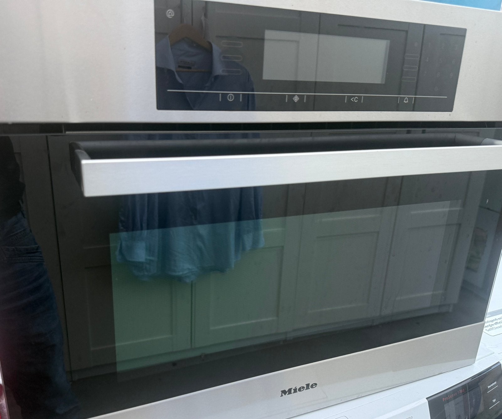 Miele h5080bm combi magnetron, Ophalen, 45 tot 50 cm, Gebruikt, Combi-oven