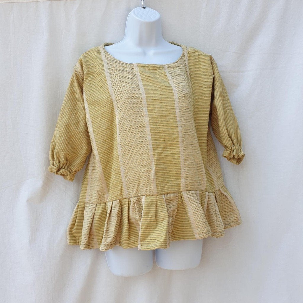 Gaaf geel (middeleeuws) Shirt. Mt M, Kleding | Dames, Maat 38/40 (M), Carnaval, ., Ophalen of Verzenden