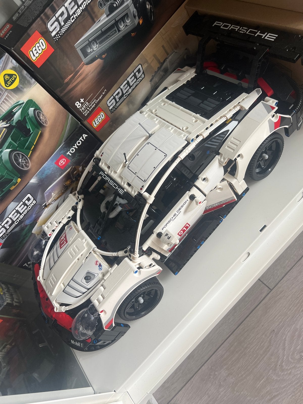 Lego Technic Porsche 911 RSR (42096), Ophalen of Verzenden, Zo goed als nieuw