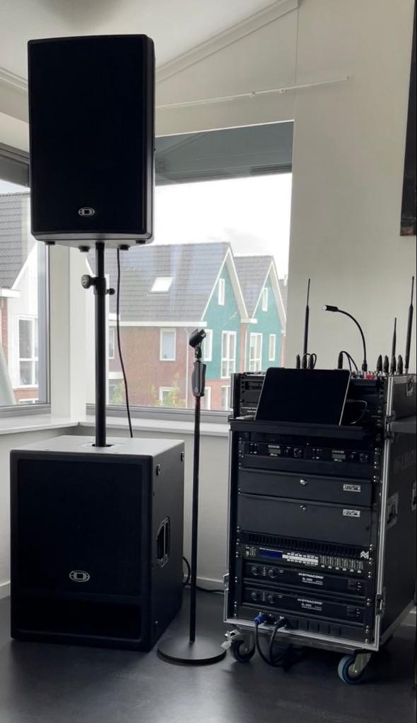 Complete Geluidsinstallatie Dynacord D-Lite Set, Ophalen, Gebruikt, 10 tot 20 kanalen, Microfooningang