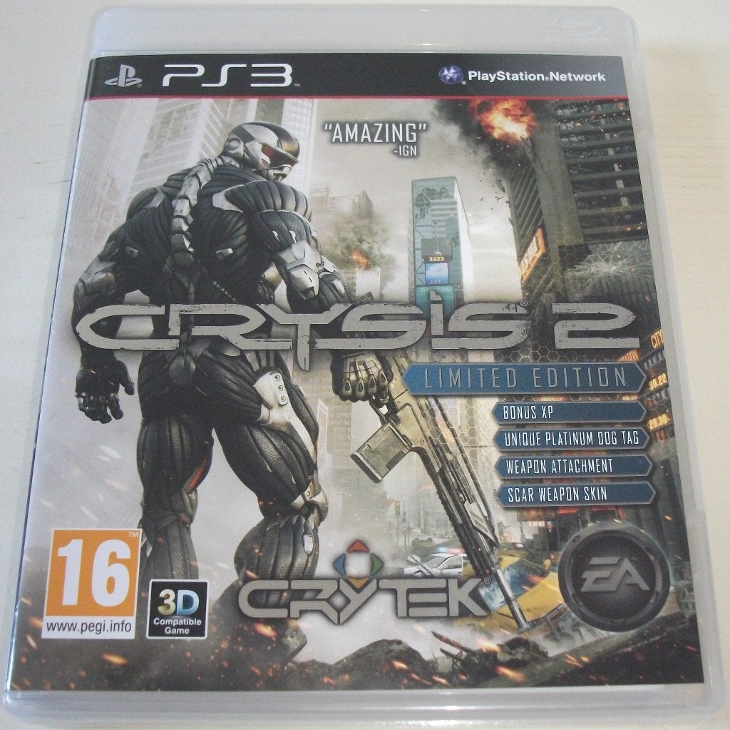 PS3 Game *** CRYSIS 2 *** Limited Edition, Online, Shooter, 1 speler, Ophalen of Verzenden