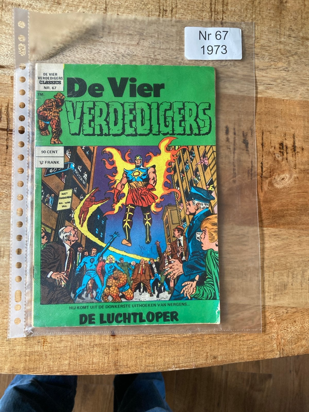 De Vier Verdedigers - De Luchtloper - Nr. 67 (1973), Eén stripboek, Ophalen of Verzenden, Gelezen