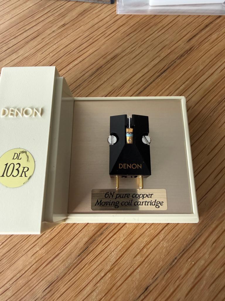 Denon DL-103R Stereo Cartridge - Zo goed als nieuw, Ophalen of Verzenden, Zo goed als nieuw, Platenspeler-onderdeel