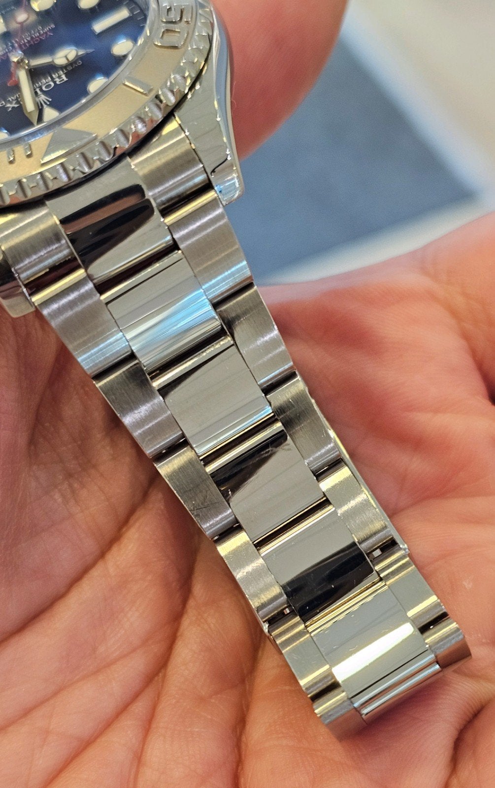 Rolex yacht master 2023, Staal, Polshorloge, Ophalen of Verzenden, Zo goed als nieuw