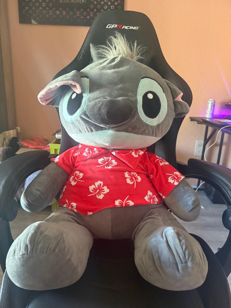 Stitch Knuffel Groot Hawaii, Disney, Disney, Overige typen, Blauw