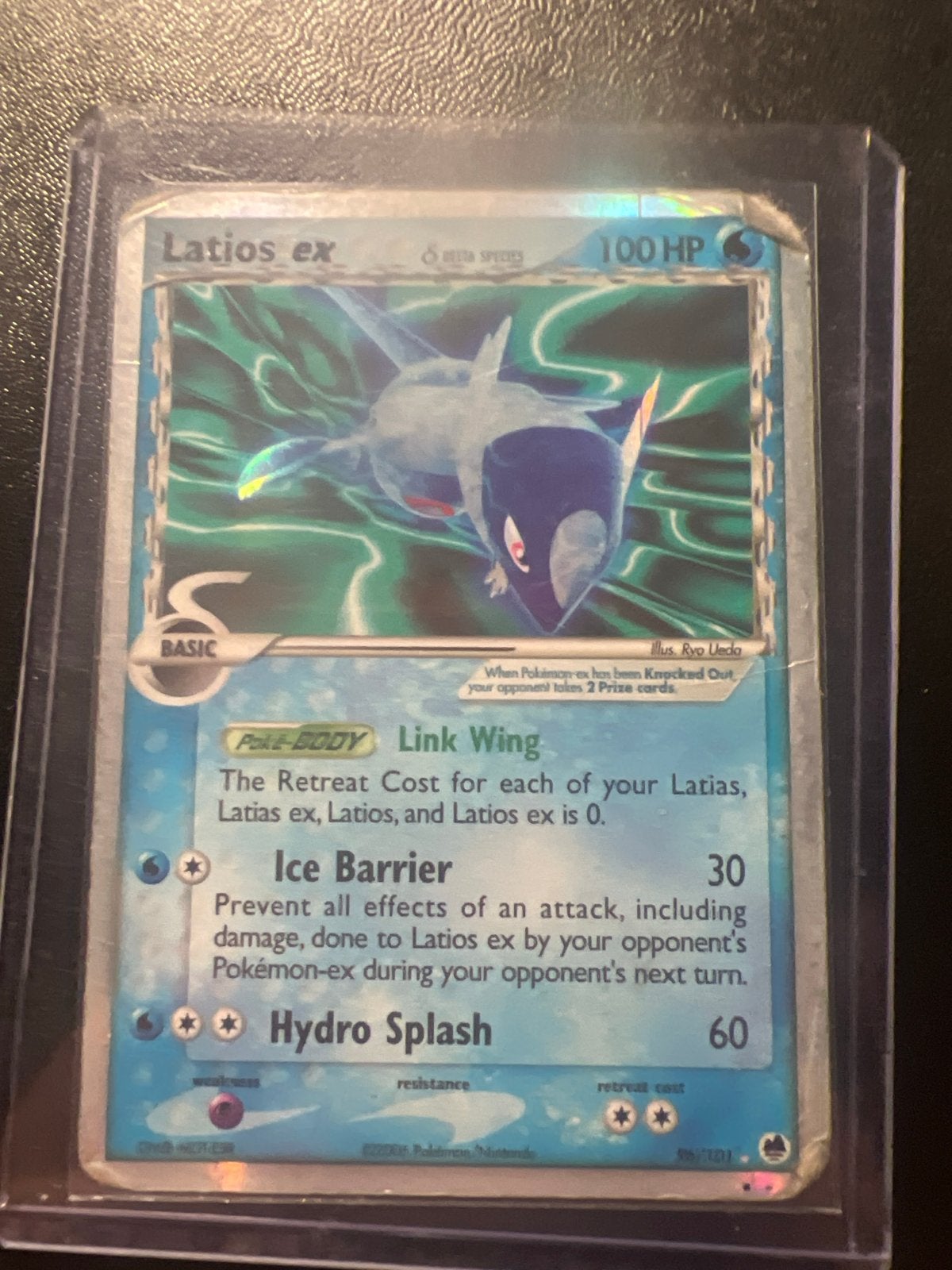Pokémon Kaart Latios ex Holo Foil - Delta Species, Ophalen of Verzenden, Gebruikt, Losse kaart, Foil