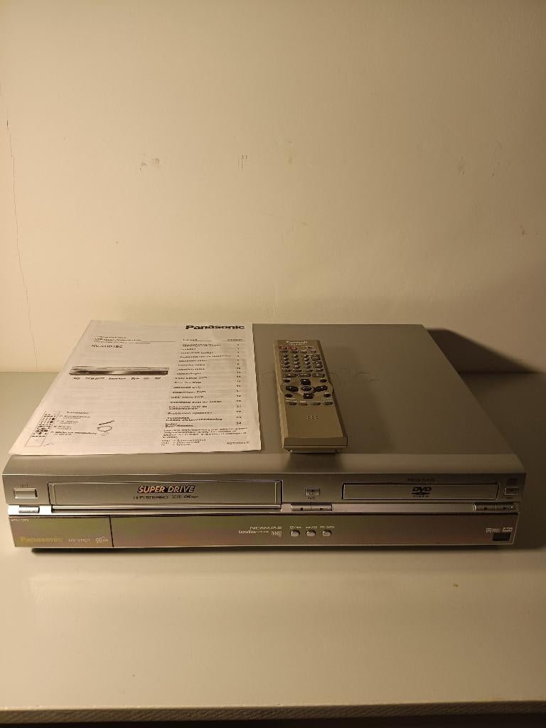 Panasonic video/DVD speler incl gebruiksaanwijzing, Ophalen, Gebruikt, Dvd-speler, Panasonic