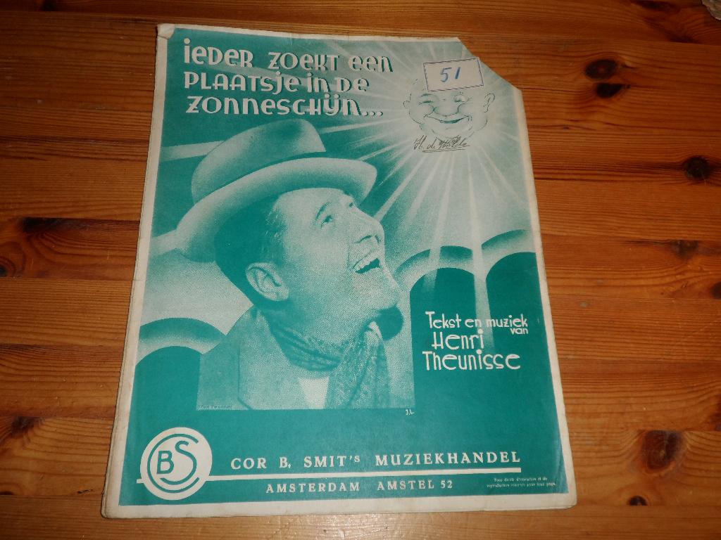 Ieder zoekt een plaatsje in de zonneschijn - Theunisse, Zang, Gebruikt, Ophalen of Verzenden, Artiest of Componist