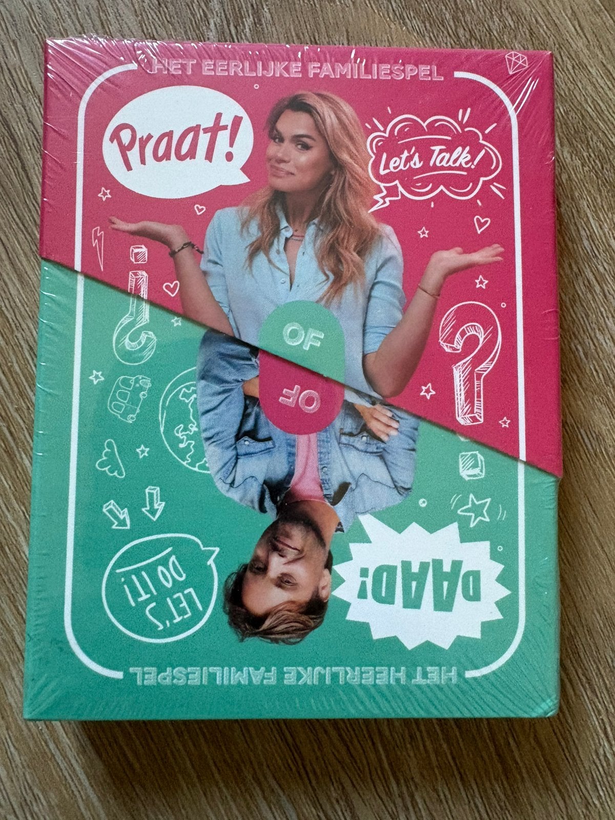 Gezelschasspel praat of daad NIEUW in folie, Ophalen of Verzenden, Nieuw