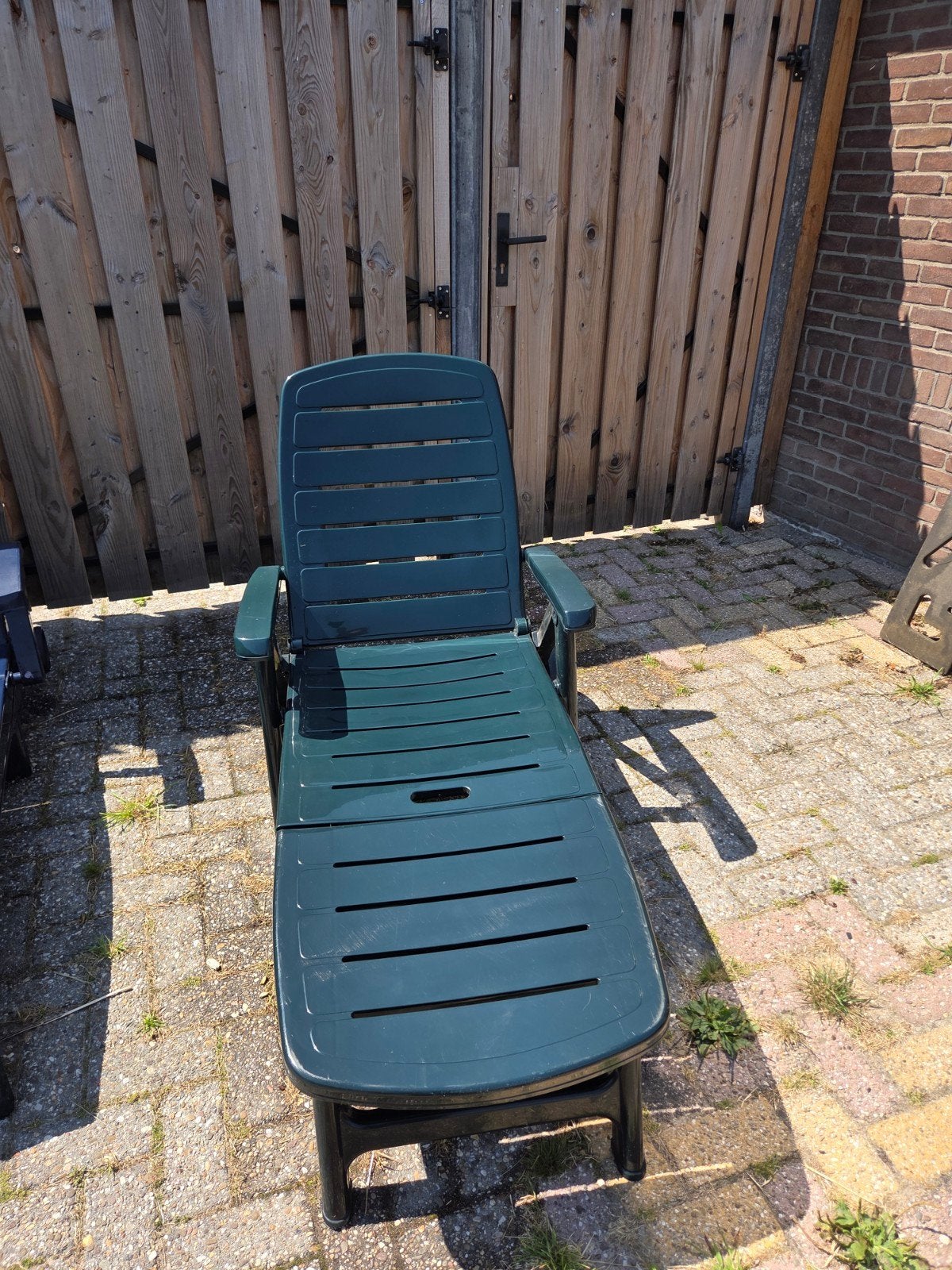 Tuin ligstoelen, Ophalen, Gebruikt, Plastic, Verstelbaar