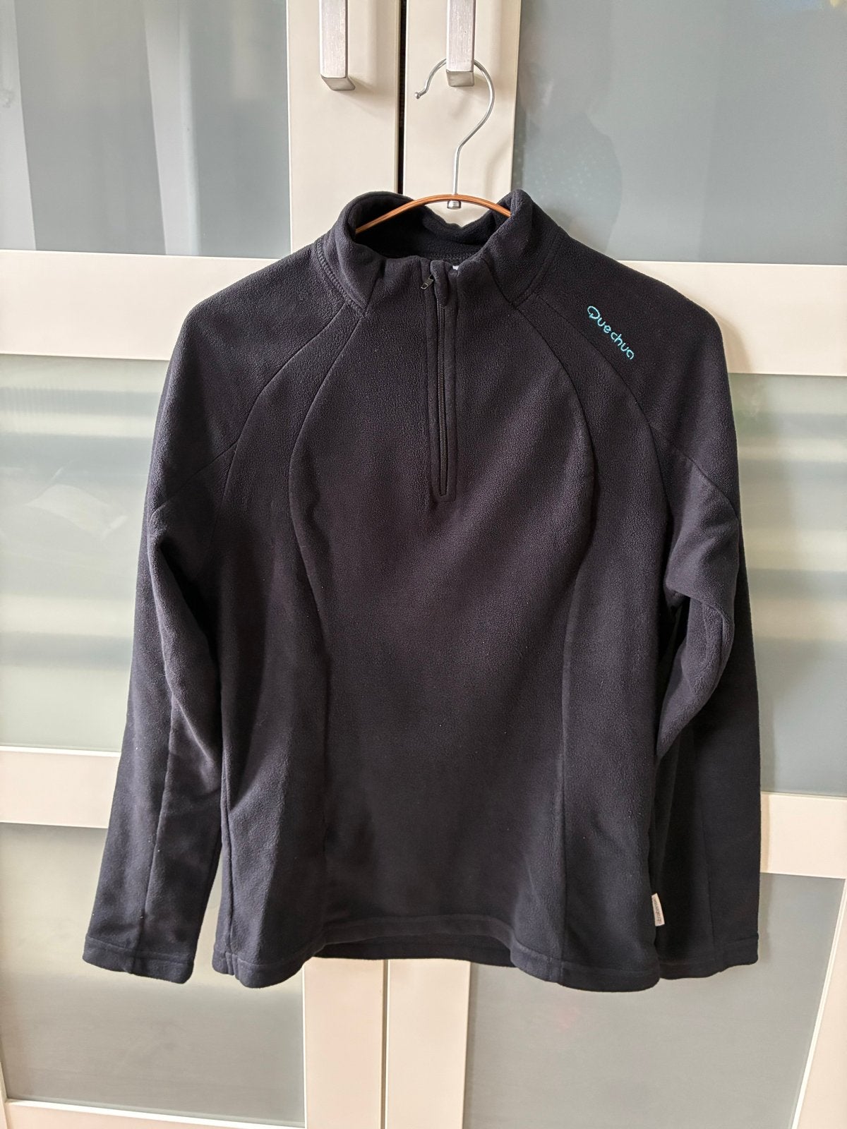 Quechua fleece trui maat M, Ophalen of Verzenden, Zo goed als nieuw, Maat 38/40 (M), Zwart