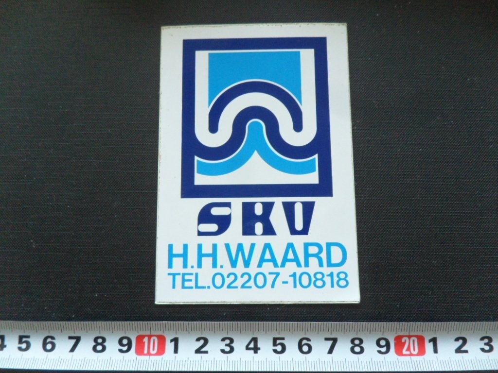 sticker glastuinbouw watertechniek SKV heerhugowaard, Ophalen of Verzenden, Zo goed als nieuw