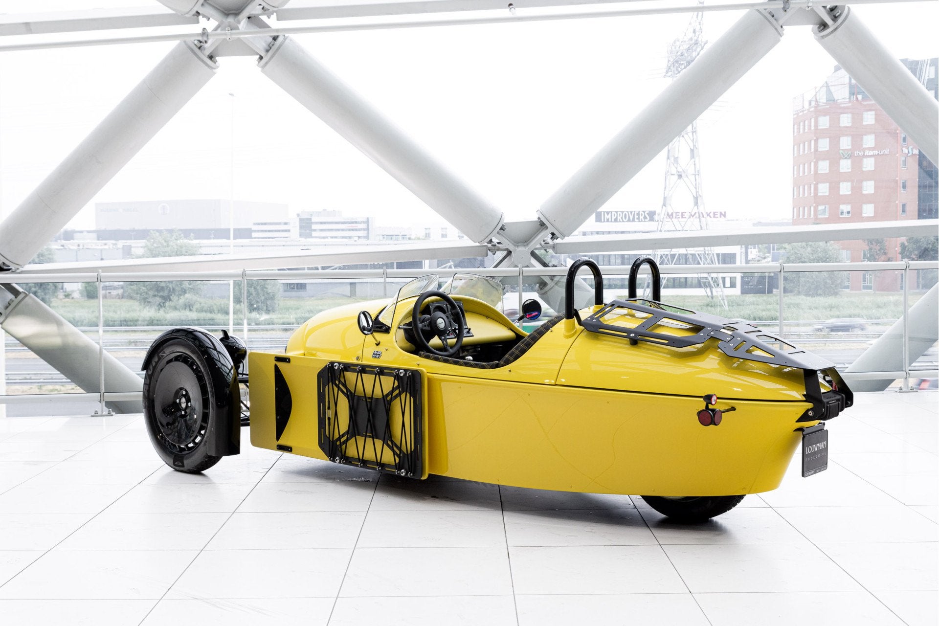 Morgan Super 3 | Luggage racks | Graphite inner body | Heate, Auto's, Euro 5, 1497 cc, Zwart, Cabriolet
