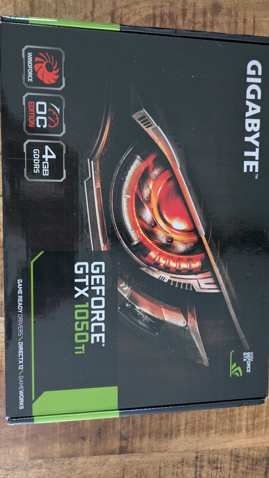 Gigabyte GeForce GTX 1050 Ti Windforce OC 4GB GDDR5, PCI-Express 3, HDMI, Ophalen of Verzenden, Nvidia
