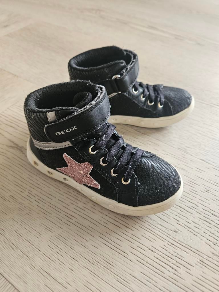 Geox meisjes hoge sneakers maat 27 zwart, Ophalen of Verzenden, Meisje, Schoentjes