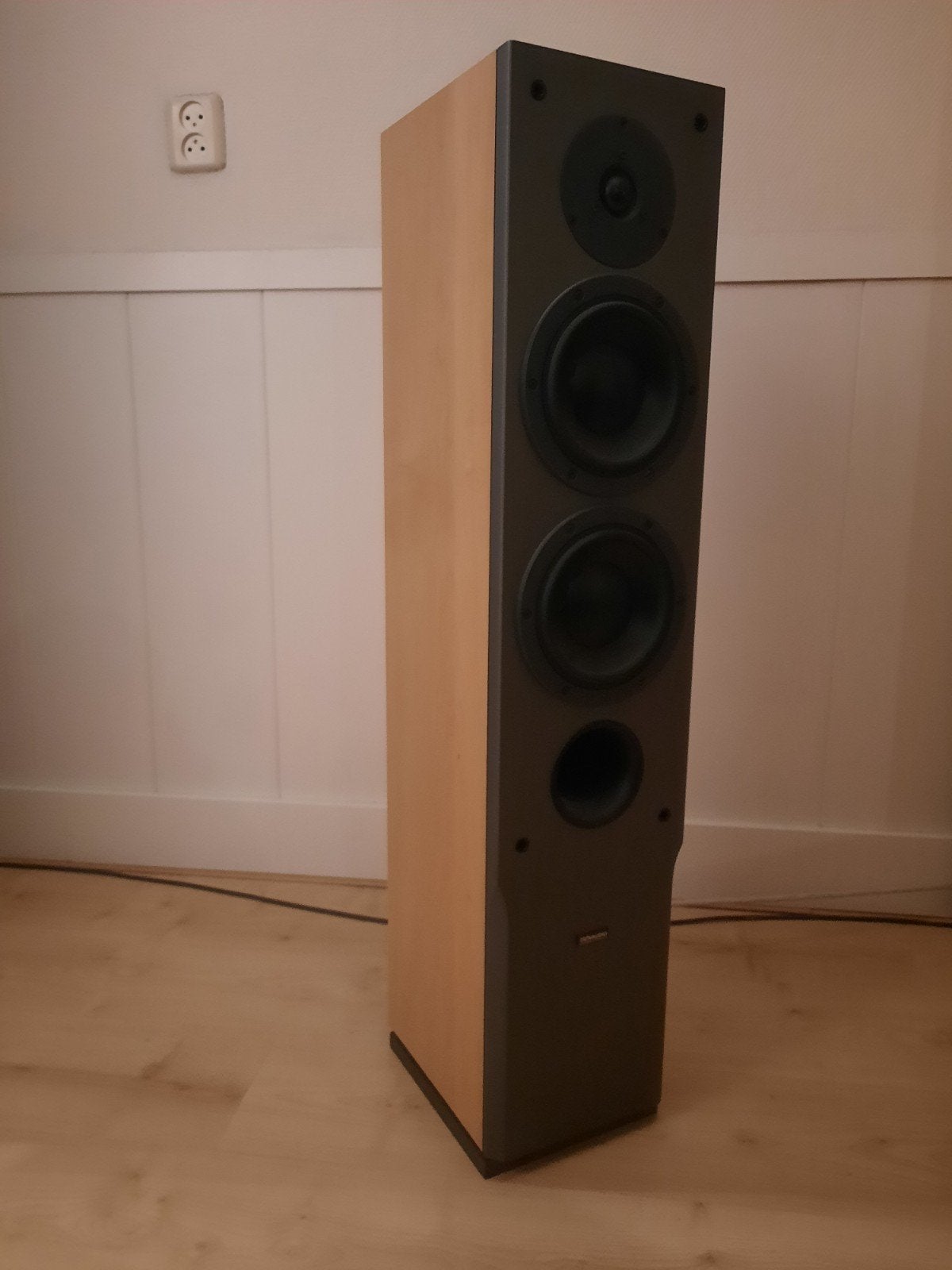 Dynaudio Audience 72 SE in esdoornfineel (Maple) Luidspreker, Vloerstaande luidspreker, Gebruikt, Basreflex, Ophalen