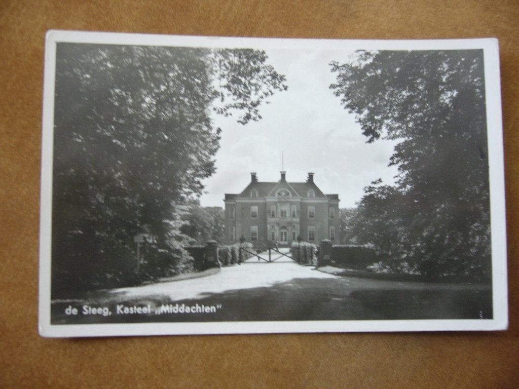 DE STEEG  =  KASTEEL MIDDACHTEN, Ophalen of Verzenden, 1940 tot 1960, Gelopen, Gelderland