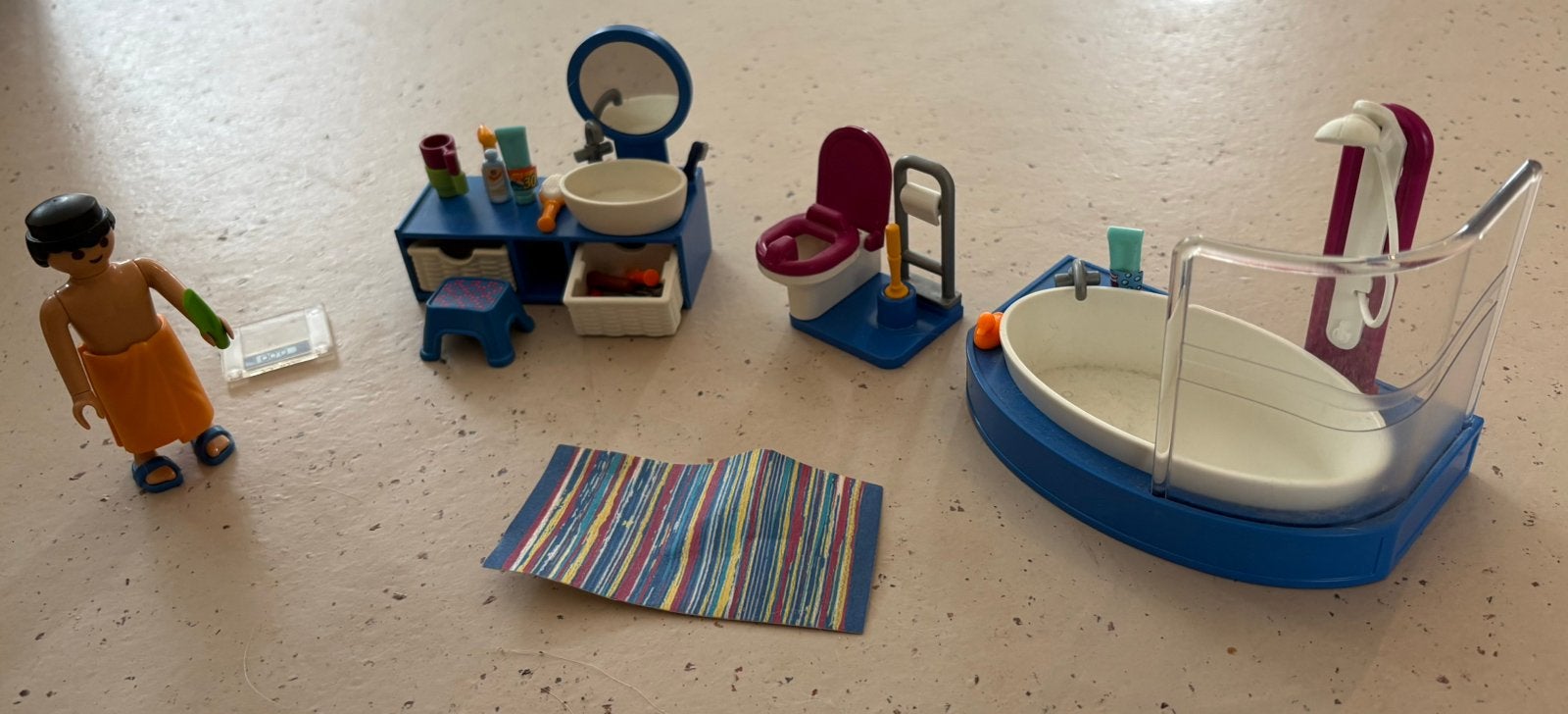 70211 Playmobil badkamer, Ophalen of Verzenden, Gebruikt