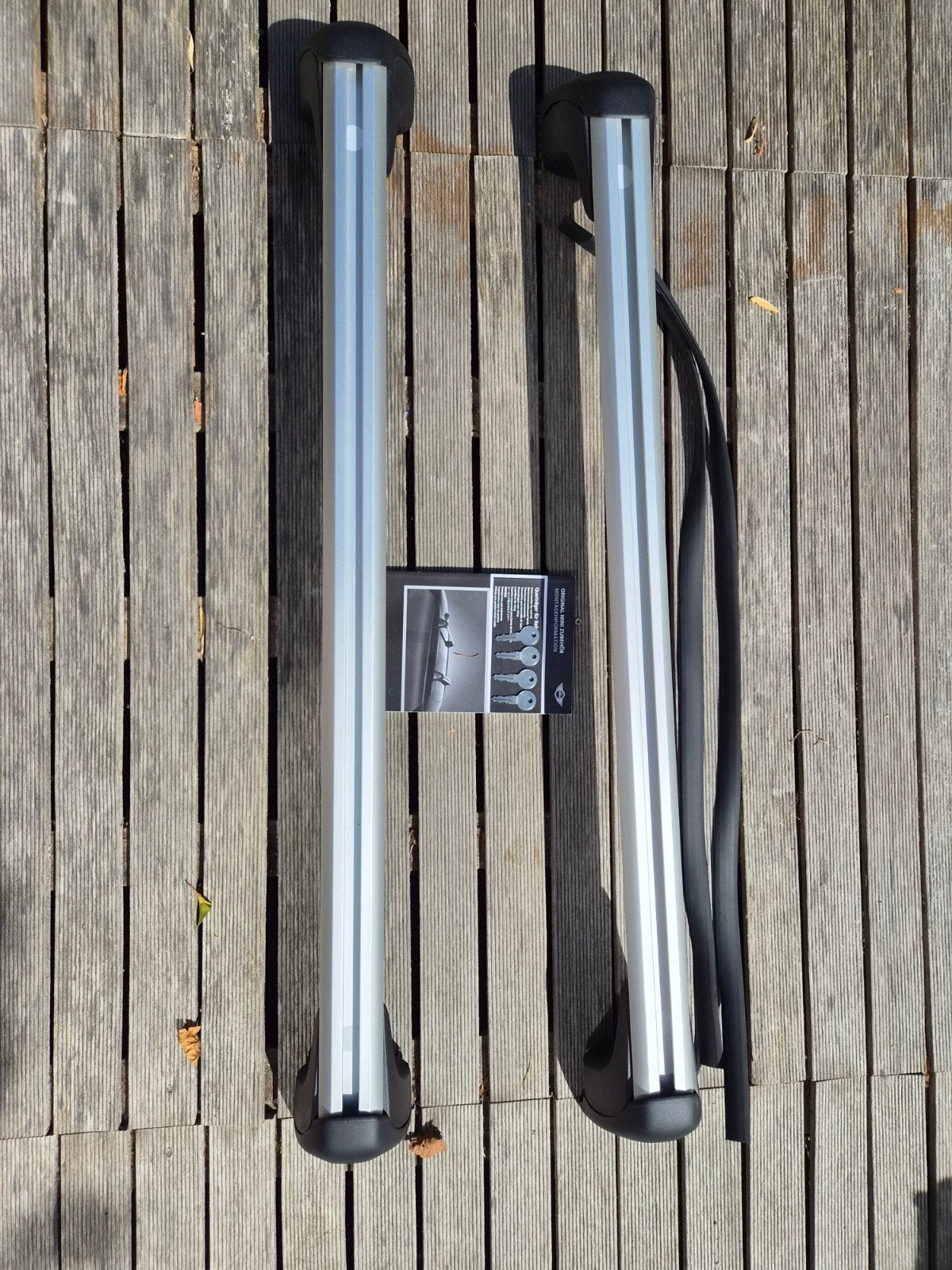Originele MINI dakdragers - Zo goed als nieuw, Auto diversen, Dakdragers, Ophalen of Verzenden, Nieuw