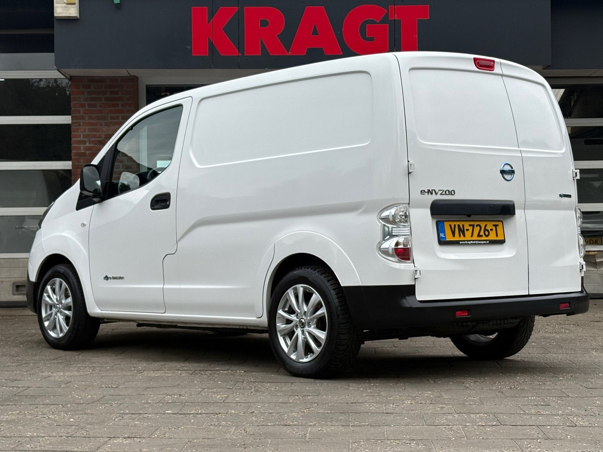 Nissan E-NV200 Business|MARGE|NAP|SOH 82%|achteruitrijcamera, Auto's, Bestelauto's, Dealer onderhouden, Stof, Zwart, Wit